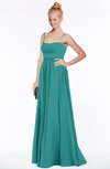 ColsBM Shelby Emerald Green Glamorous Empire Sleeveless Chiffon Ruching Bridesmaid Dresses