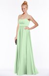 ColsBM Shelby Light Green Glamorous Empire Sleeveless Chiffon Ruching Bridesmaid Dresses
