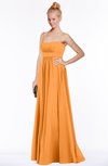 ColsBM Shelby Orange Glamorous Empire Sleeveless Chiffon Ruching Bridesmaid Dresses