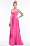 ColsBM Shelby Rose Pink Glamorous Empire Sleeveless Chiffon Ruching Bridesmaid Dresses