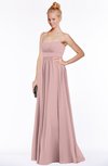 ColsBM Shelby Silver Pink Glamorous Empire Sleeveless Chiffon Ruching Bridesmaid Dresses