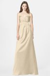 ColsBM Briley Champagne Modest Fit-n-Flare Sweetheart Sleeveless Chiffon Floor Length Bridesmaid Dresses