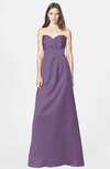 ColsBM Briley Chinese Violet Modest Fit-n-Flare Sweetheart Sleeveless Chiffon Floor Length Bridesmaid Dresses