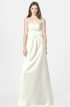 ColsBM Briley Cream Modest Fit-n-Flare Sweetheart Sleeveless Chiffon Floor Length Bridesmaid Dresses