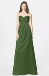ColsBM Briley Garden Green Modest Fit-n-Flare Sweetheart Sleeveless Chiffon Floor Length Bridesmaid Dresses