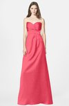 ColsBM Briley Guava Modest Fit-n-Flare Sweetheart Sleeveless Chiffon Floor Length Bridesmaid Dresses