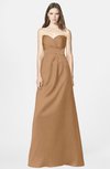ColsBM Briley Light Brown Modest Fit-n-Flare Sweetheart Sleeveless Chiffon Floor Length Bridesmaid Dresses