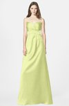 ColsBM Briley Lime Green Modest Fit-n-Flare Sweetheart Sleeveless Chiffon Floor Length Bridesmaid Dresses