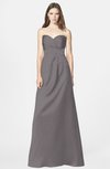 ColsBM Briley Ridge Grey Modest Fit-n-Flare Sweetheart Sleeveless Chiffon Floor Length Bridesmaid Dresses