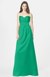 ColsBM Briley Sea Green Modest Fit-n-Flare Sweetheart Sleeveless Chiffon Floor Length Bridesmaid Dresses