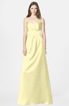 ColsBM Briley Soft Yellow Modest Fit-n-Flare Sweetheart Sleeveless Chiffon Floor Length Bridesmaid Dresses