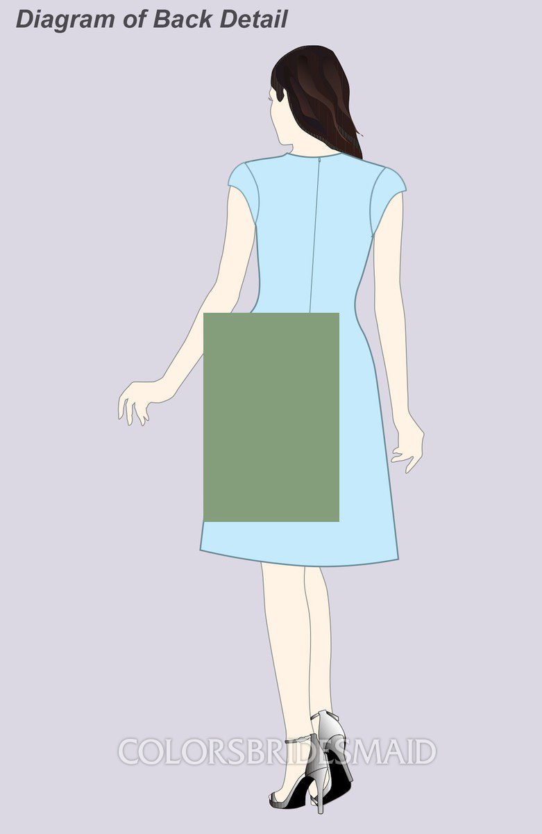 sage green fit and flare dress