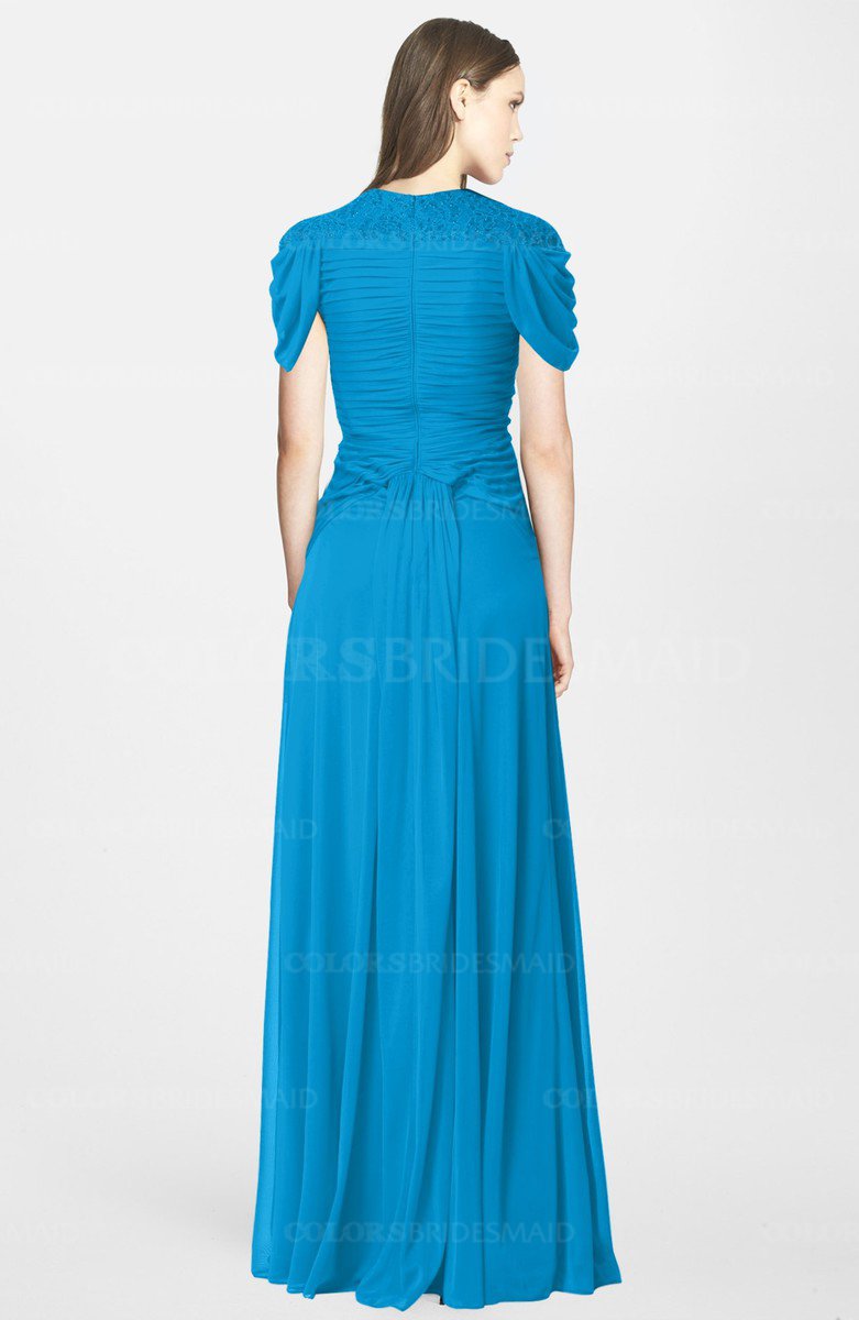 ColsBM Rosie Cornflower Blue Bridesmaid Dresses - ColorsBridesmaid