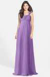 ColsBM Maddison Hyacinth Bohemian A-line One Shoulder Zip up Chiffon30 Ruching Bridesmaid Dresses