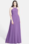 ColsBM Adele Hyacinth Classic Thick Straps Zip up Chiffon30 Floor Length Ribbon Bridesmaid Dresses