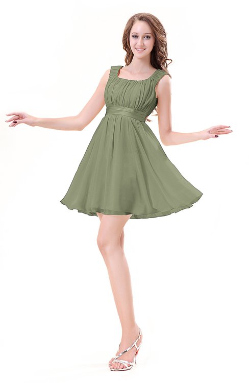 Green Bridesmaid Dresses Moss Green color Petite & Green Gowns -  ColorsBridesmaid
