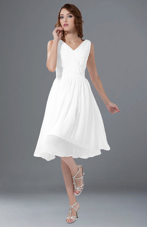 ColsBM Alexis White Bridesmaid Dresses - ColorsBridesmaid
