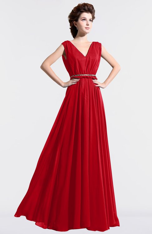 ColsBM Cordelia Red Bridesmaid Dresses - ColorsBridesmaid