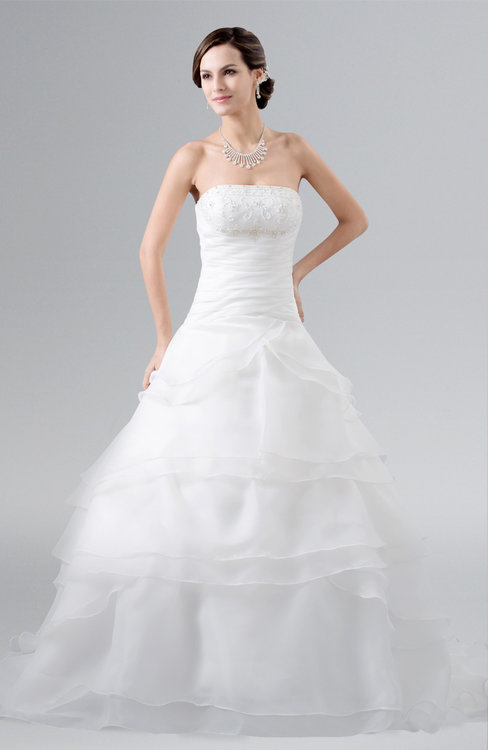 ColsBM Celeste White Bridal Gowns - ColorsBridesmaid