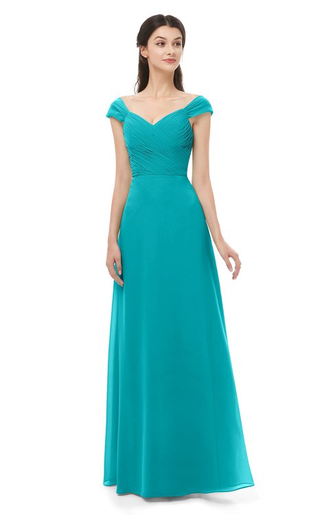 ColsBM Aspen Peacock Blue Bridesmaid Dresses - ColorsBridesmaid