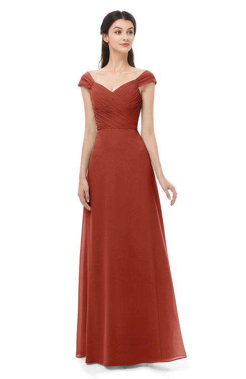 Bridesmaid Dresses Rust color 500+ ...