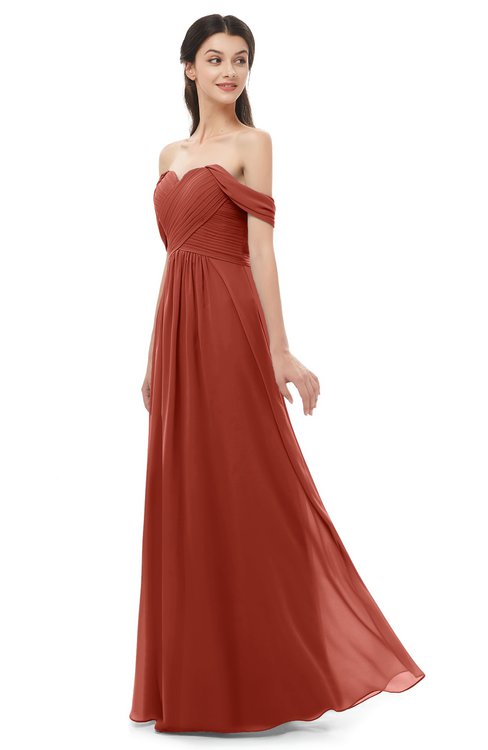 ColsBM Sylvia Rust Bridesmaid Dresses - ColorsBridesmaid