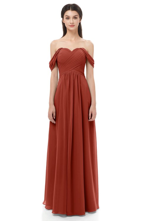 ColsBM Sylvia Rust  Bridesmaid  Dresses  ColorsBridesmaid