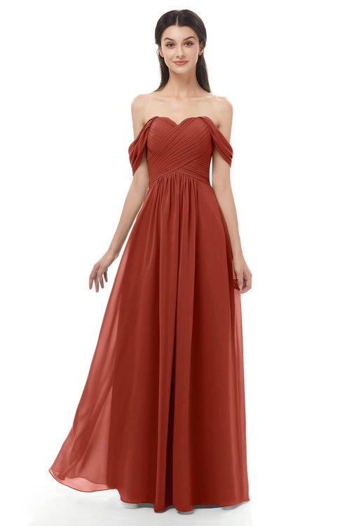 ColsBM Sylvia Rust Bridesmaid Dresses - ColorsBridesmaid