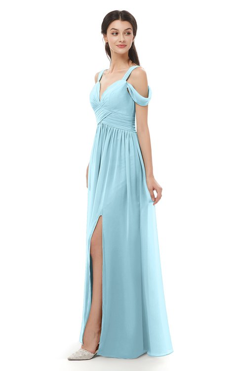 Blue Bridesmaid Dresses Aqua color ...