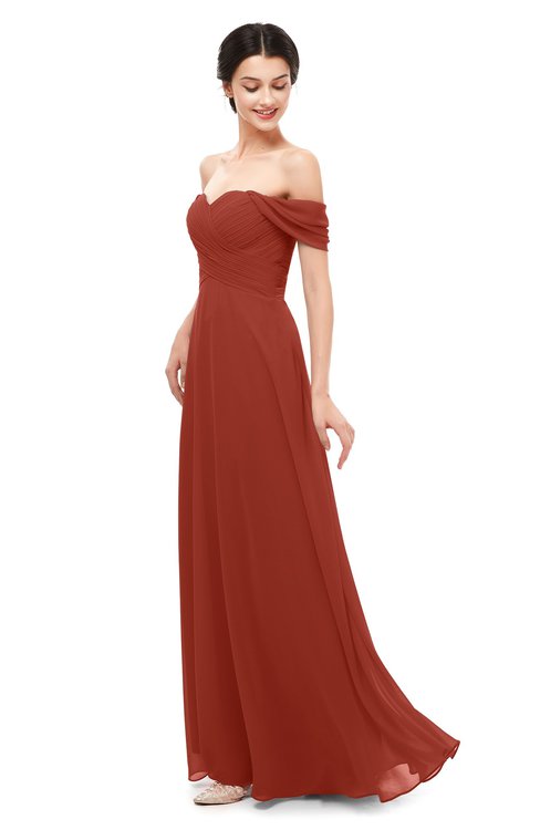 ColsBM Lydia Rust  Bridesmaid  Dresses  ColorsBridesmaid