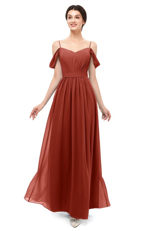 ColsBM Elwyn Rust  Bridesmaid  Dresses  ColorsBridesmaid