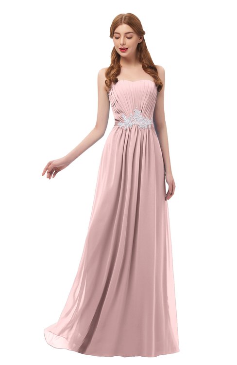 ColsBM Jess Silver Pink Bridesmaid Dresses - ColorsBridesmaid