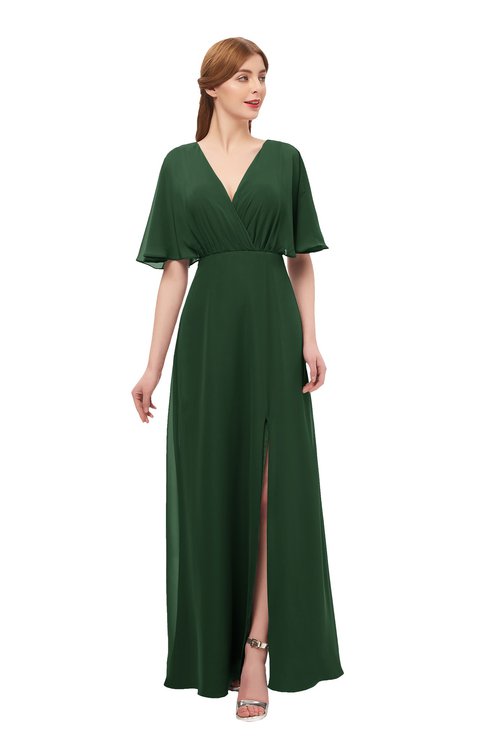 ColsBM Dusty Hunter Green Bridesmaid Dresses - ColorsBridesmaid