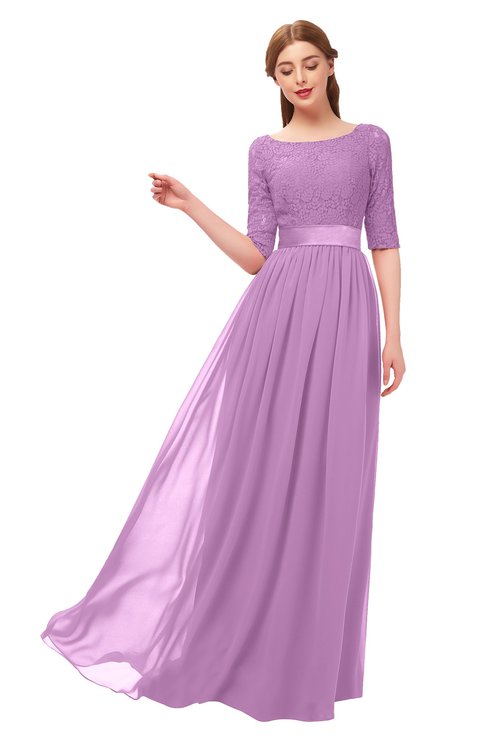 orchid color bridesmaid dresses