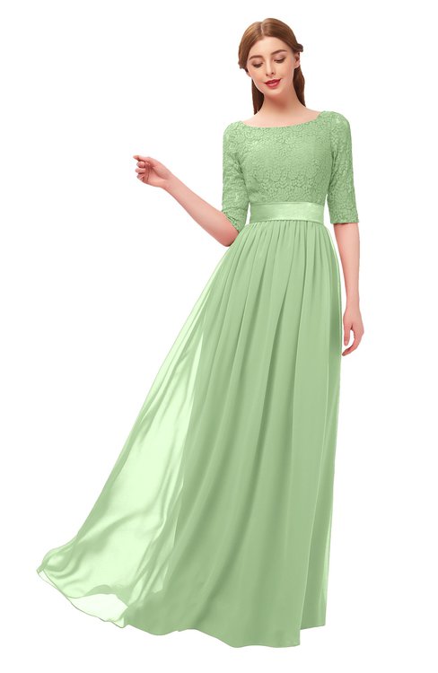 Modest Bridesmaid Dresses Sage Green ...