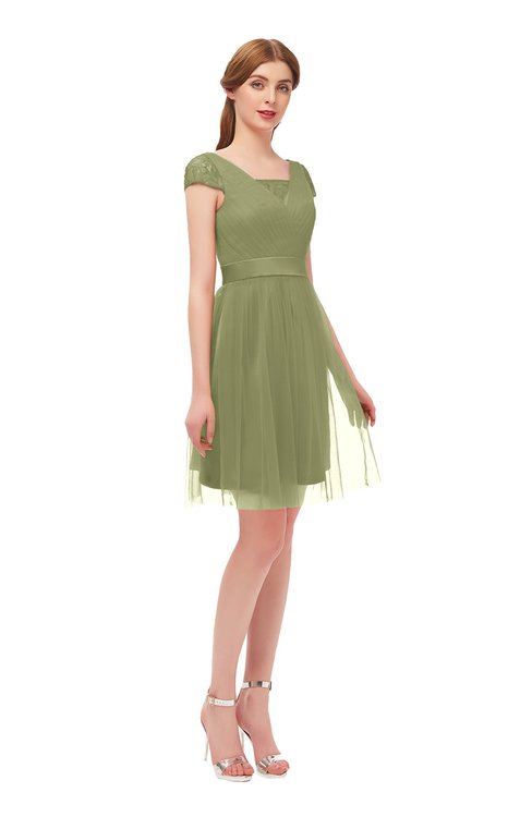 Bridesmaid Dresses Fern Green color ...
