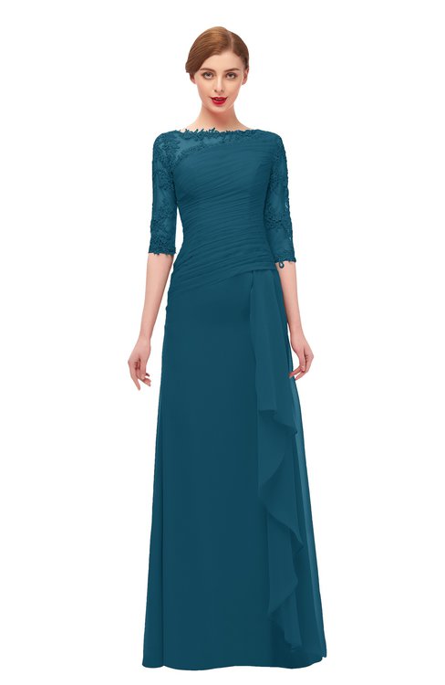 ColsBM Lorin Moroccan Blue Bridesmaid Dresses - ColorsBridesmaid