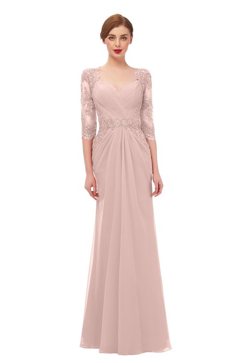 Dusty Rose Bridesmaid Dresses Long ...