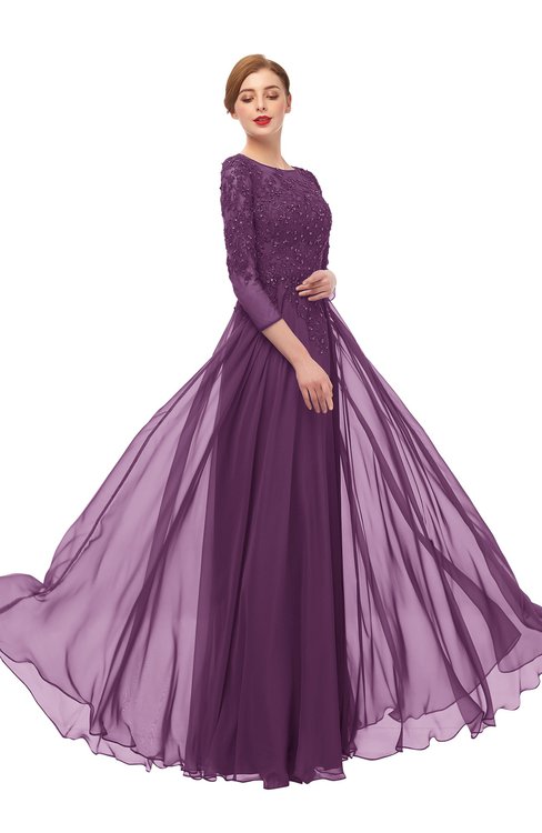 Buy Embroidered Grape Purple Net Anarkali Suit With Skirt Online -  LSTV04586 | Andaaz Fashion