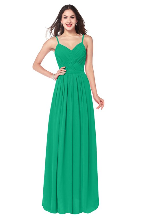 ColsBM Kinley Pepper Green Bridesmaid Dresses - ColorsBridesmaid