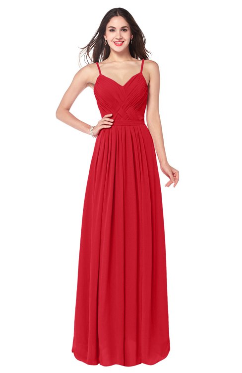 ColsBM Kinley Red Bridesmaid Dresses - ColorsBridesmaid