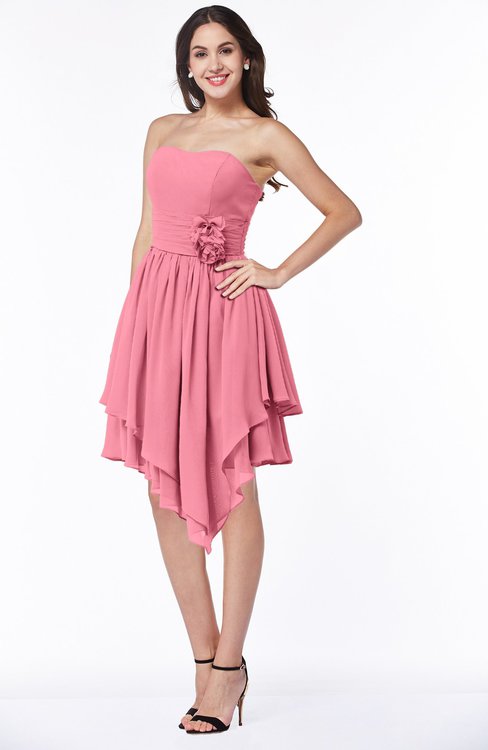 Pink Bridesmaid Dresses US$90.00 - US$99.99 Watermelon color Sleeveless Strapless Chiffon A-line Summer Winter Ruched/Draped Sashes/Ribbons Fashion/Modern Mature Romantic & Pink Gowns - ColorsBridesmaid Pink Bridesmaid Dresses US$90.00 - US$99.99 Watermelon color Sleeveless Strapless Chiffon A-line Summer Winter Ruched/Draped Sashes/Ribbons Fashion/Modern Mature Romantic & Pink Gowns - ColorsBridesmaid