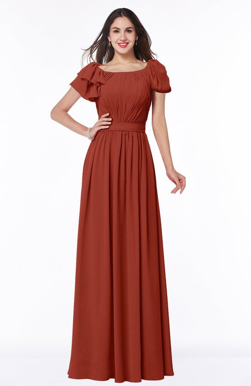 ColsBM Thalia Rust  Bridesmaid  Dresses  ColorsBridesmaid