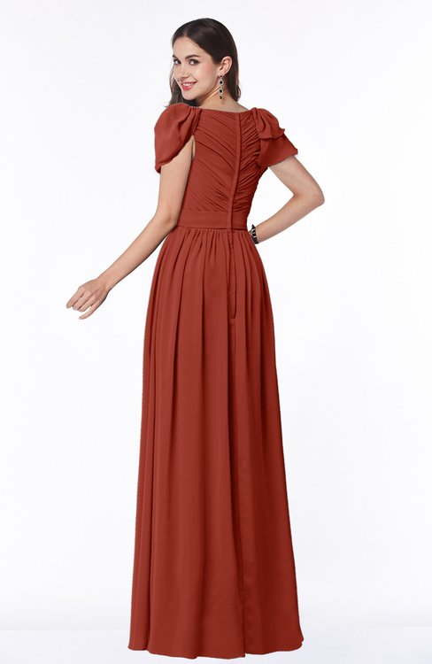 ColsBM Thalia Rust  Bridesmaid  Dresses  ColorsBridesmaid