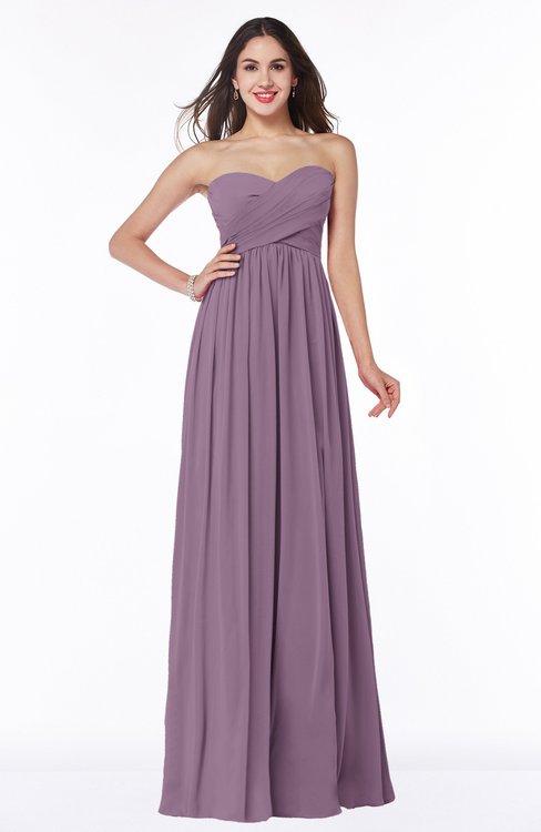ColsBM Leyla Valerian Modern A-line Sleeveless Zipper Chiffon Plus Size Bridesmaid Dresses
