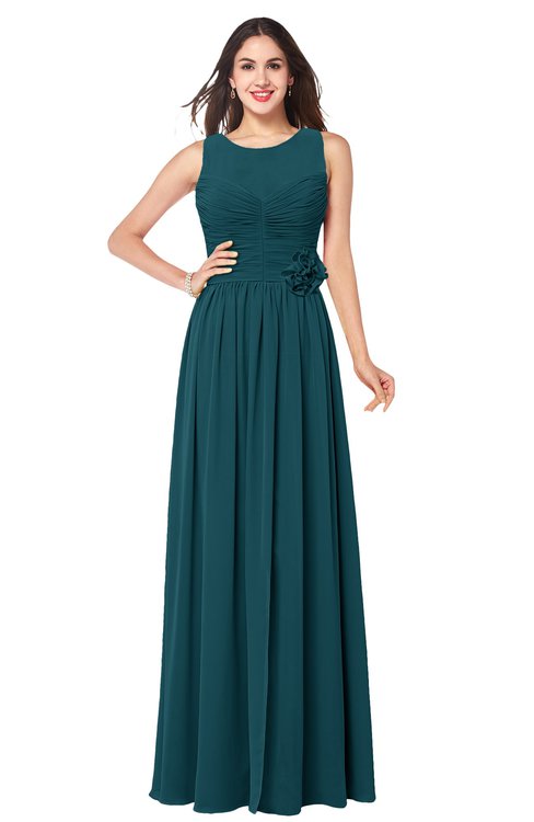 ColsBM Carla Blue Green Bridesmaid Dresses - ColorsBridesmaid