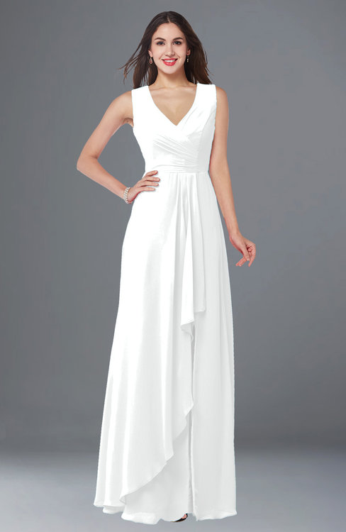 ColsBM Melody White Bridesmaid Dresses - ColorsBridesmaid