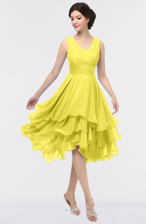ColsBM Grace Pale Yellow Bridesmaid Dresses - ColorsBridesmaid