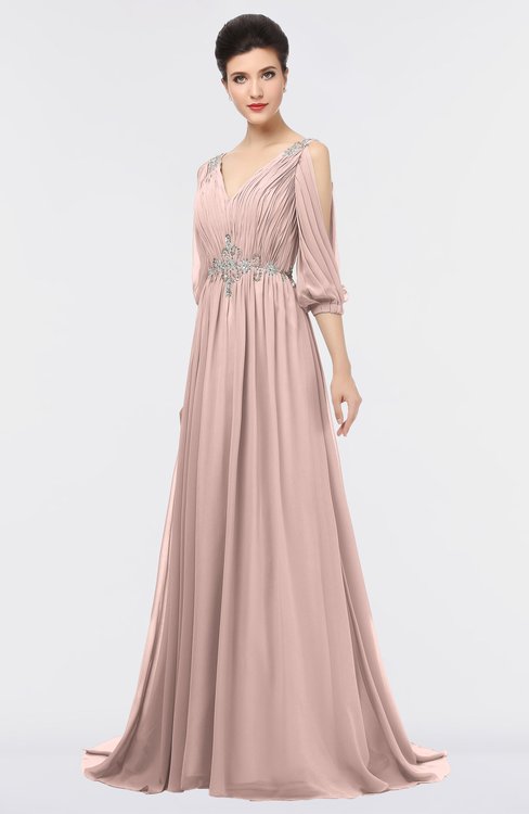 Dusty Rose Dress - Satin Dress - Sexy Maxi Dress