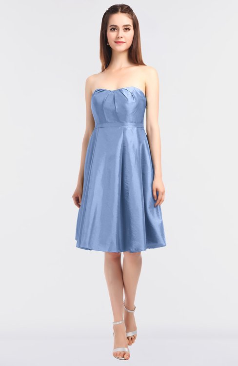 ColsBM Zaria Freesia Mature Strapless Zip up Knee Length Bow Bridesmaid Dresses